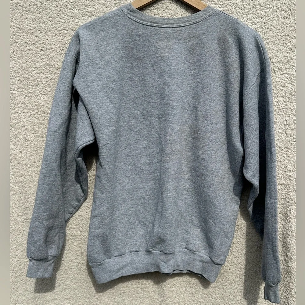Disneyland Mickey Mouse Sweatshirt Gray Crewneck Pullover Disney Parks Medium - Picture 2 of 4